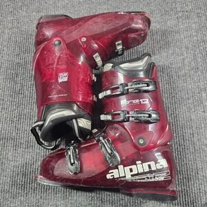 Alpina One 12 Ski Boots Size 29 29.5 335mm Red Mens Alpine Downhill All Mountain